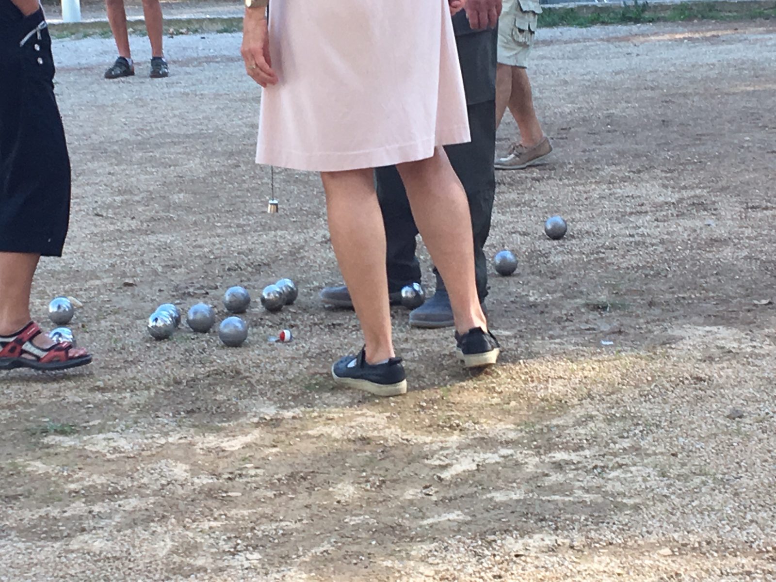 Petanque_Vem ligger narmast Petanquemästerskap 2018