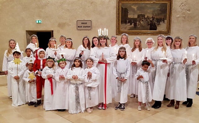 Luciatåget 2018 Över hundra firade Lucia